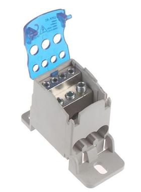 1PC Din Rail Terminal Junction Box One In Several Out Power