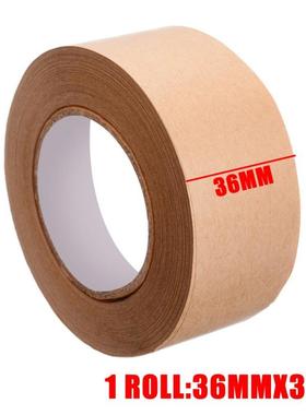 1 Roll 30m Gummed Kraft Paper Tape Bundled Adhesive Paper Ta