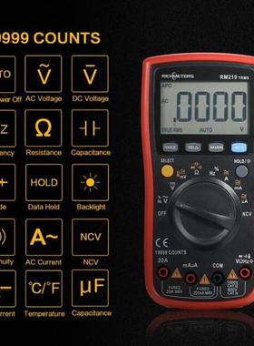 19999 Counts Auto Ranges Digital Multimeter NCV Frequency Au