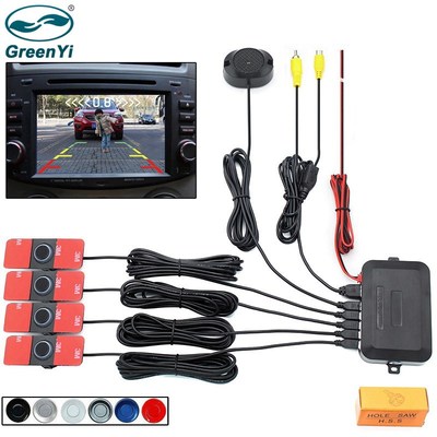 Car Video Parking Sensor Reverse Radar Detector System 13mm
