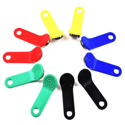 5pcs/lot TM1990A Dallas iButton TM Card with Handle Key Tag
