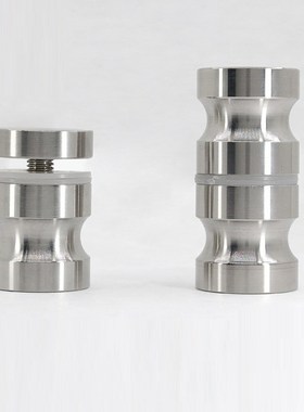 304 Stainless Steel Shower Room Back to Back Push Pull Glas