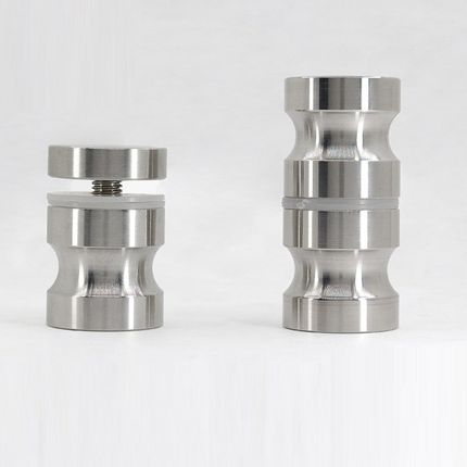 304 Stainless Steel Shower Room Back to Back Push Pull Glas