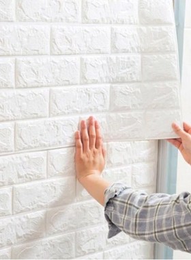 10pcs 70x77cm PE Foam 3D Wall ers Safty Home Decor Wallpaper