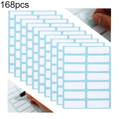 168pcs/Package Stationery Label/Sticker White Label Write N
