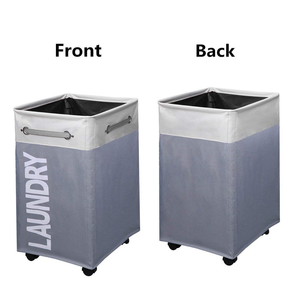 Folding Collapsible Laundry Basket Large with Handles Splic