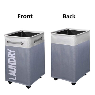 Folding Collapsible Laundry Basket Large with Handles Splic