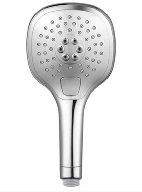 three function ABS hand shower brushed nickel surface handh