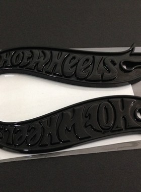 1pair  Hot Wheels Flames Emblem Badge Hot Rod, Mustang, Cama