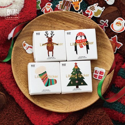 Christmas Surprised Merry Christmas Decorative Stickers Scr
