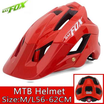 BATFOX Bicycle Helmet Black Ink Green Cycling Helmets MTB Ro