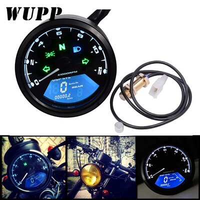 Motorcycle panel Speedometer Night vision dial Odometer LED