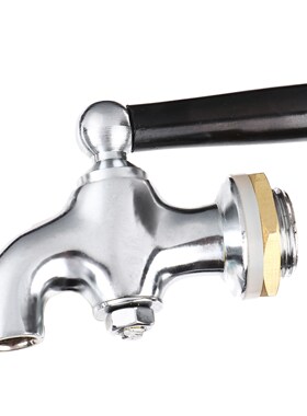 Metal Faucet Wine Barrel Water Spigot Tap Glass Wine Bottle