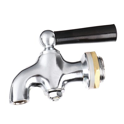 Metal Faucet Wine Barrel Water Spigot Tap Glass Wine Bottle