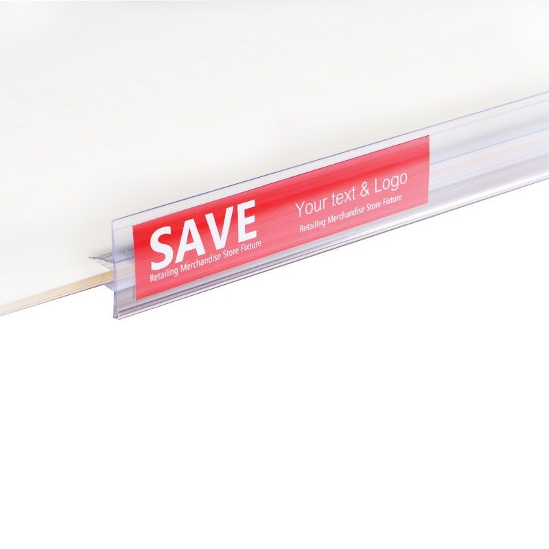 90cm middle clip data strip glass wood shelf guard cover cha