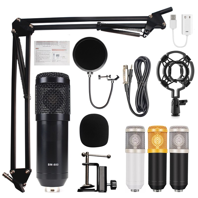 BM 800 home Studio recording equipment condenser microphone