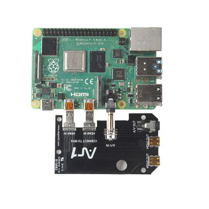 Raspberry Pi 4 Model B Case Aluminum Metal ABS Box Shell wit