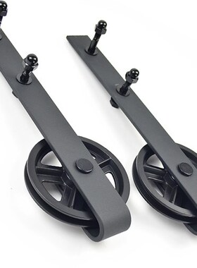 DIYHD 150cm-300cm Vintage Spoke Industrial Wheel Sliding Bar