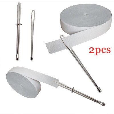 2Pcs Elastic Band/Rope Wearing Threading Guide Forward Devic