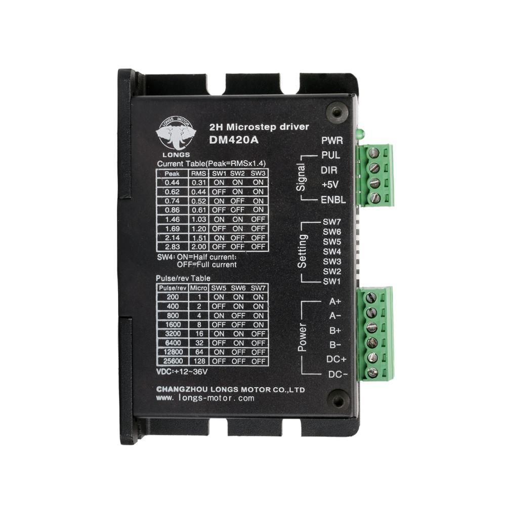 longs stepper/stepping motor driver dm420a 36v