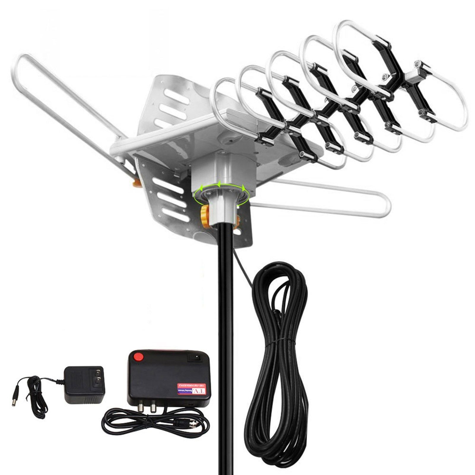150miles outdoor tv antenna digital amplified hdtv antenna