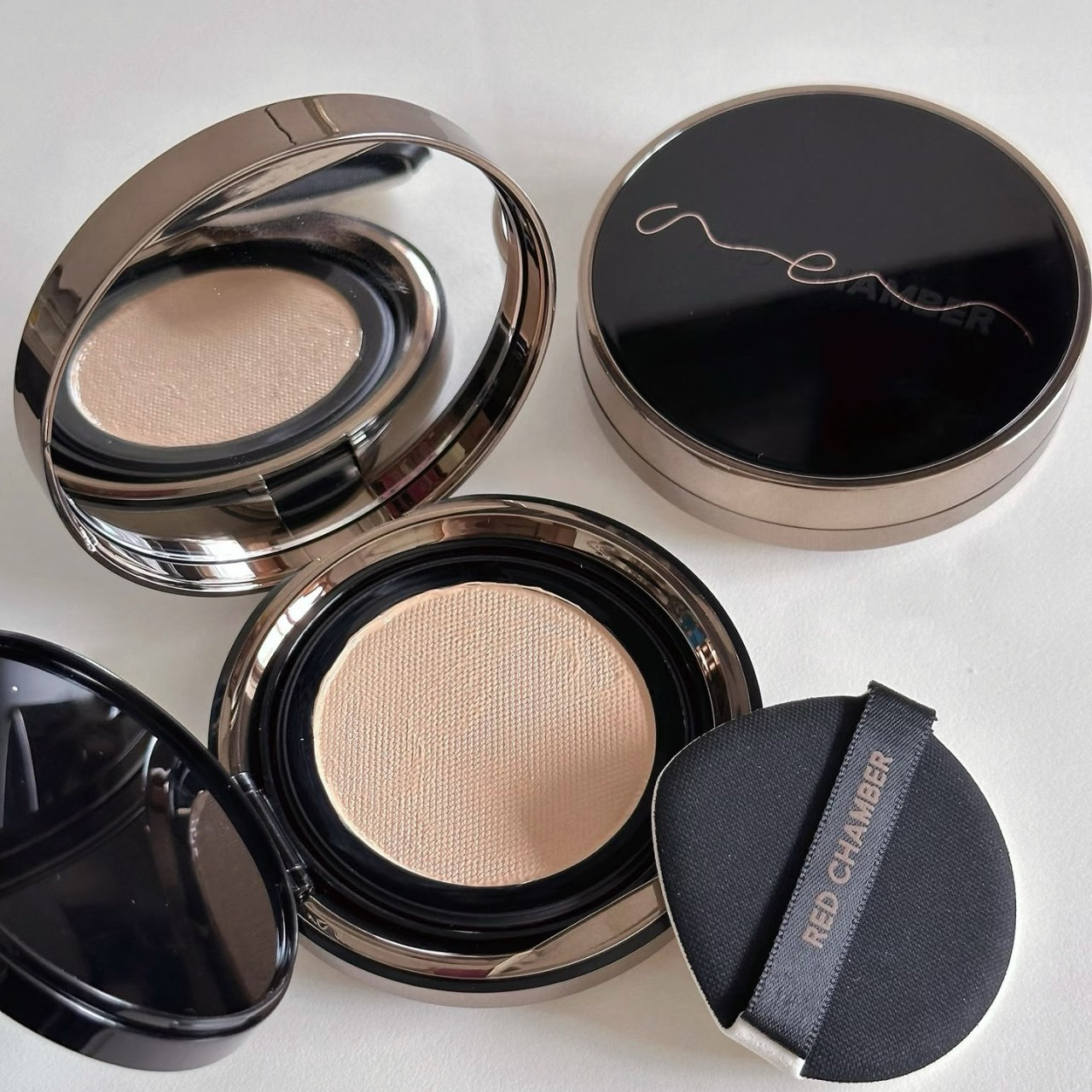 RED CHAMBER/朱栈RC游弋初相气垫气垫粉底液清透裸妆光感细腻服帖,彩妆/香水/美妆工具,气垫,淘宝优惠券,粉丝福利购,淘宝优惠卷