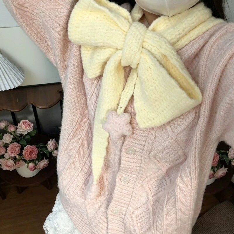 云朵绵绵围巾毛线手工diy编织材料包女款送朋友闺蜜礼物2026新款