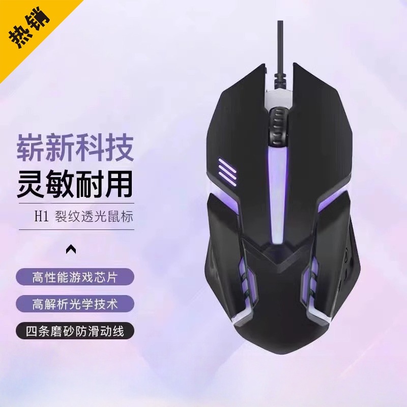 有线鼠标机械游戏电竞办公专用