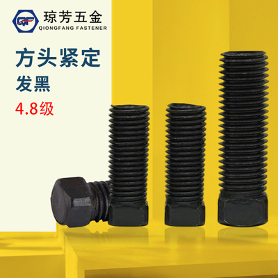 发黑温州螺丝琼芳铁4.8级方头