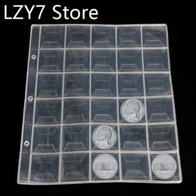 30 Pockets Classic Coin Holders Folder Pages Sheets For Stor