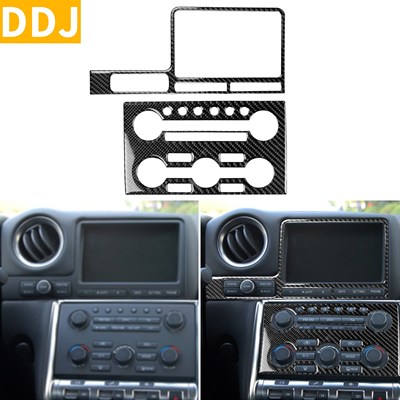 For Nissan GTR R35 2008-2016 Carbon Radio Climate Control Co