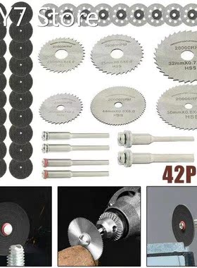 42Pcs Diamond Cutting Disc Metal Wood Ceramic Sanding Wheel