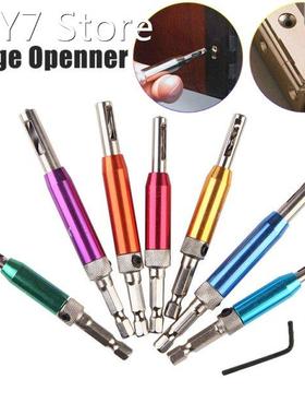 21pcs Core Drill Bit Set Hole Puncher Hinge Tapper for Windo