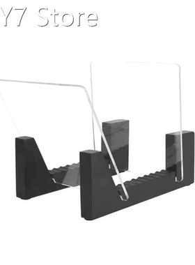 1 Piece Wood and Acrylic Material Record Storage Holder Disp