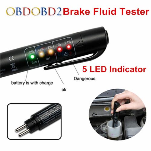 Auto Car Liquid Testing Brake Fluid Tester Check Car Crake O