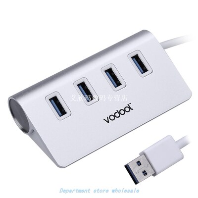 Brand VODOOL CZH-H056 High Speed 4 Ports USB 3.0 Portable Al