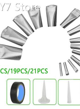 17/19/21 Pcs 5-35mm Caulking Nozzle Applicator Finishing Too