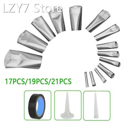 17/19/21 Pcs 5-35mm Caulking Nozzle Applicator Finishing Too