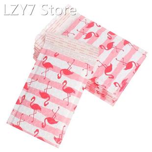 10Pcs Flamingo Printed Poly Bubble Mailer Padded Envelope