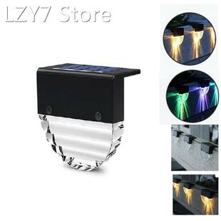 New Solar Powered LED Deck Lights Automatic On Or Off Path G