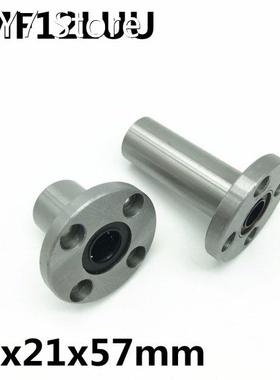 2pcs LMF12LUU LMF12L flange ball bearing Used for 12mm linea