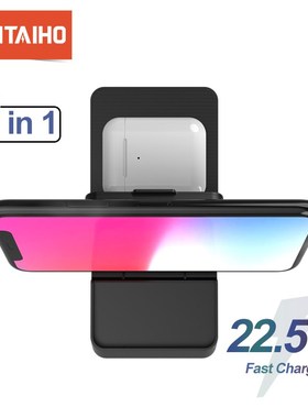 3in 1 Wireless Charging Stand for iPhone 12 11 X XR 8 Apple