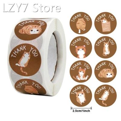 500 Pcs Multi-purpose Thanksgiving Card Sticker Gift Box Lab