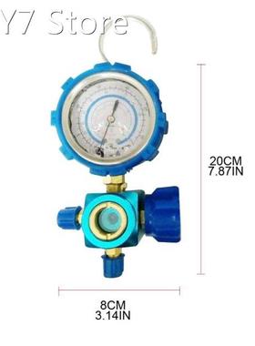 Refrigerant Manifold Gauge Manometer Valve Presure Gauge For