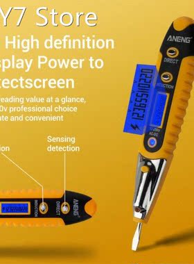 Contact Tester Pen 12-250V AC Voltage Detectors Tester Meter