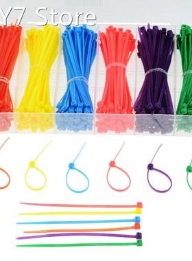 480PCS 6 Colors 3x100mm Self-Locking Nylon Cable Ties width