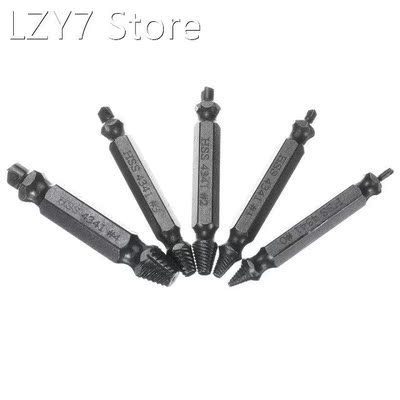 6Pcs Damaged Screw Extractor Set Easily Remove Stripped or D
