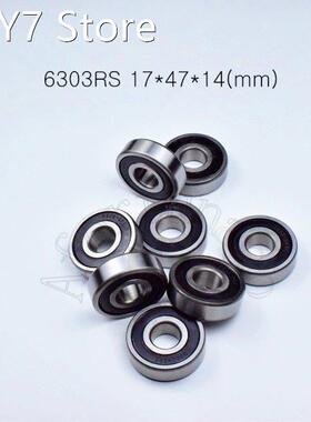 1pcs 6303RS 17*47*14(mm) free shipping chrome steel rubber
