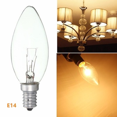New Incandescent Lamp Filament Bulb E14 25W/40W/60W Refriger