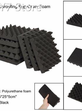 Acoustic Foam Soundproofing Foam 25x25x5cm Egg Crate Studio